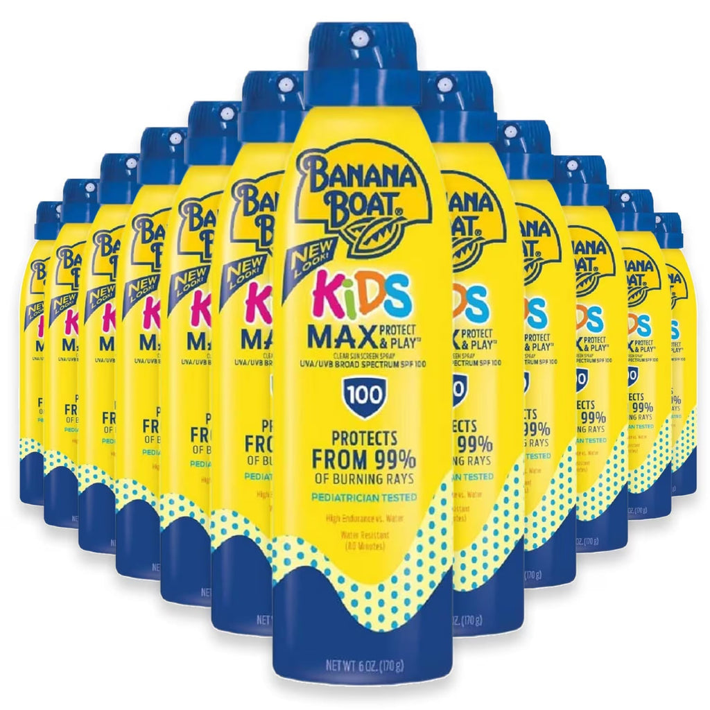 Banana Boat Kids UltraMist Clear Spray SPF100 - 6oz - 12 Pack