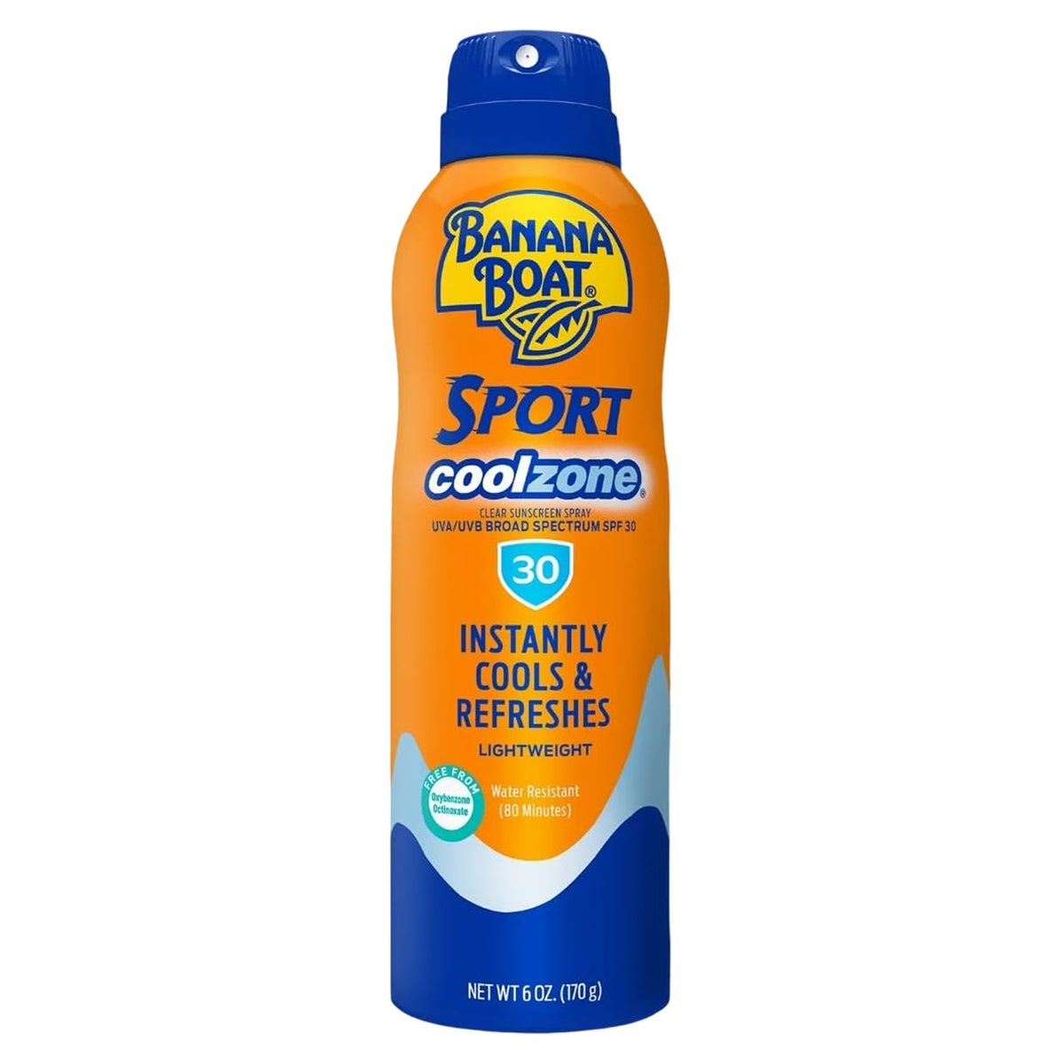 Banana Boat Sport CoolZone Sunscreen Spray SPF30 - 6oz - 12 Pack