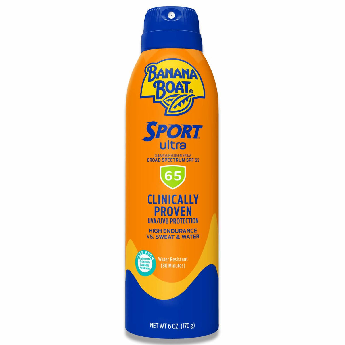 Banana Boat - Ultra Sport Clear Sunscreen Spray SPF60 - 6 Oz - 12 Pack